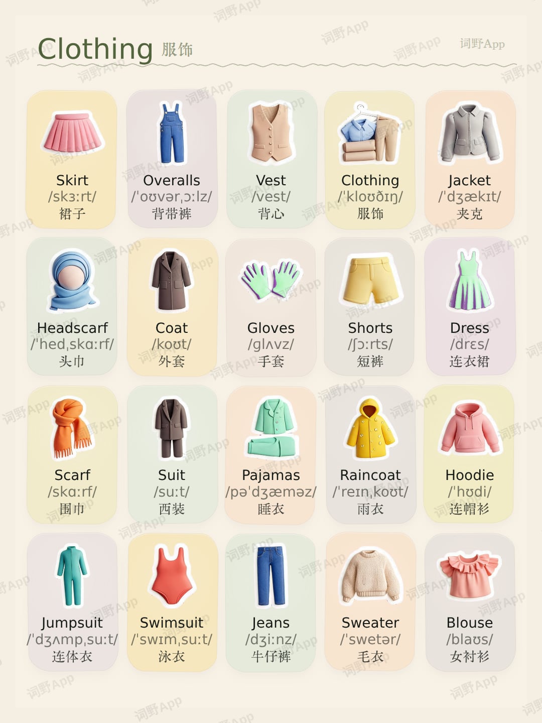 服饰 theme card cover