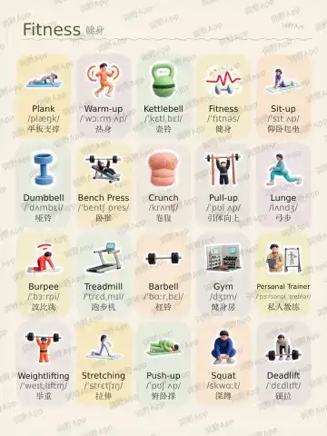 Fitness theme card cover