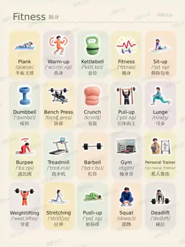 Fitness theme card cover