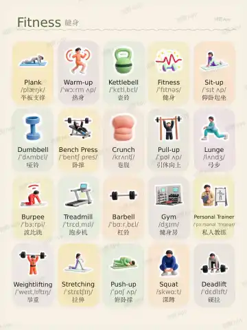 Fitness theme card cover