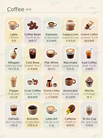 Coffee theme card cover