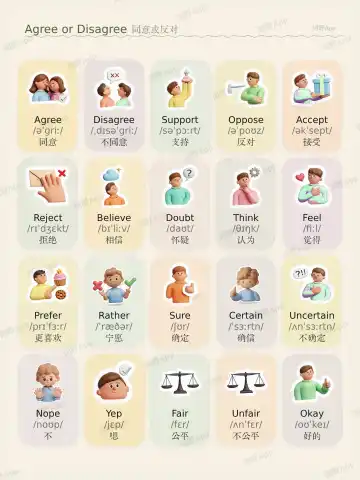 Agree or Disagree theme card cover