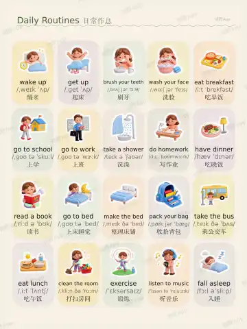 Daily Routines theme card cover