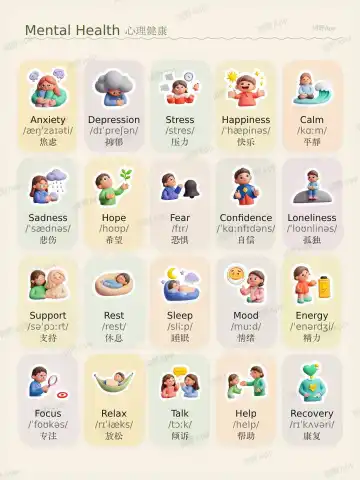 Mental Health theme card cover