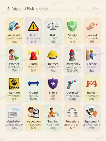 Safety and Risk theme card cover
