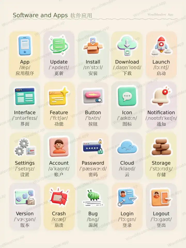 软件应用 Software and Apps theme card cover