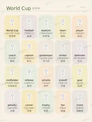 World Cup theme card cover