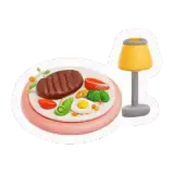 zu Abend essen रात का खाना खाना