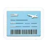carte d'embarquement Bordkarte