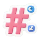 mot-dièse Hashtag