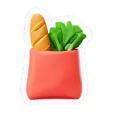 sac de courses Tüte