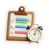 emploi du temps Zeitplan