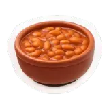 haricots blancs à la tomate gebackene Bohnen