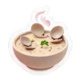 chaudrée de palourdes Muschelsuppe