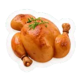 poulet rôti Brathähnchen