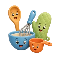 厨房工具 theme illustration