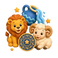 Signos del Zodiaco theme illustration