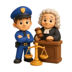 犯罪与司法 theme illustration