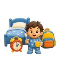 日常作息 theme illustration