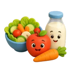 饮食营养 theme illustration
