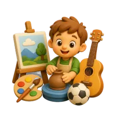 爱好 theme illustration