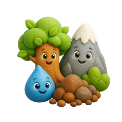 自然资源 theme illustration