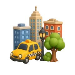 城市环境 theme illustration