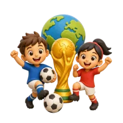 世界杯 theme illustration